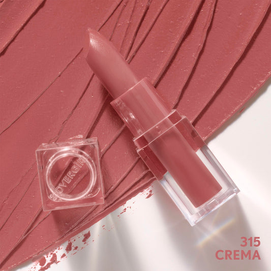 CoverGirl Clean Lip Color, Crema, Satin Finish, 24-Hour Wear, Squalane, Avocado & Aloe, Carmine-Free, Non-Drying