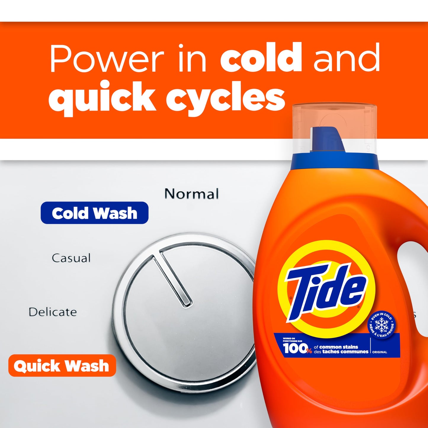 Tide Liquid Laundry Detergent, Original, 64 loads, 84 fl oz, HE Compatible (Packaging May Vary)