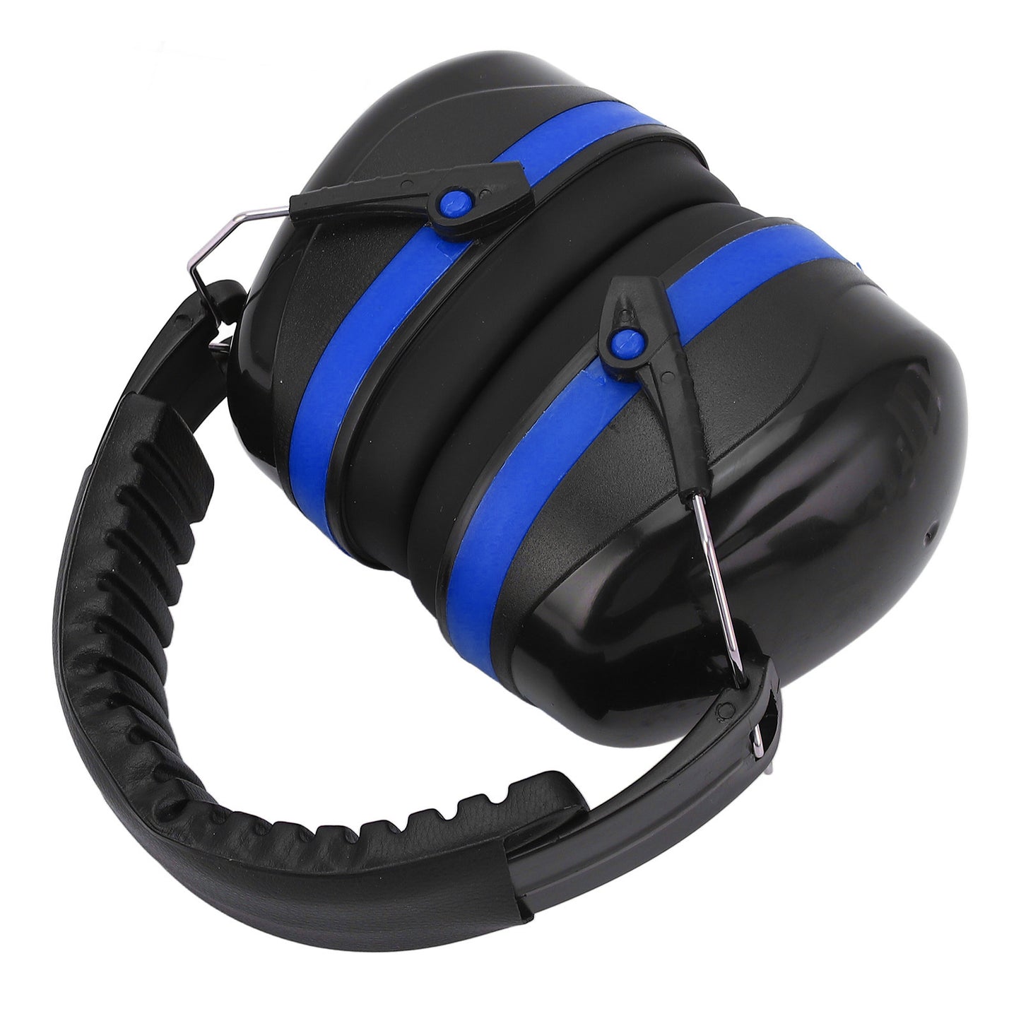 Industrial Earmuffs Noise Blocking Hearing Protection Size Adjustable Folding Ear Muffs for Baby Adults Black Blue