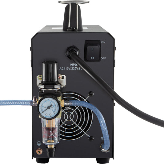 VEVOR Plasma Cutter, 50Amp, Non-Touch Pilot Arc Air Cutting Machine With Torch, 110V 220V Dual Voltage AC IGBT Inverter Metal Cutting Equipment For Clean Cut Aluminum And Stainless Steel, Black