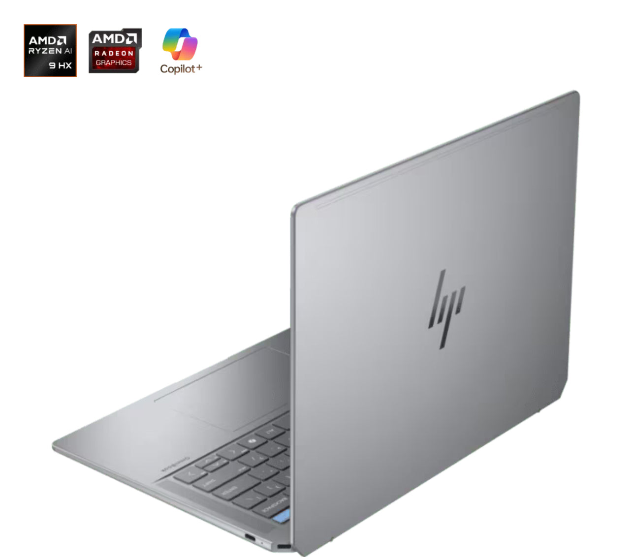 HP OmniBook Ultra AI 14” Laptop with Copilot: 14" 2.2K Touch Display, AMD Ryzen™ AI 9 HX Processor, 32GB RAM, 1TB SSD, Wi-Fi 7, Bluetooth® 5.4, 16.5-Hour Battery Life, Meteor Silver, AY6U8PA