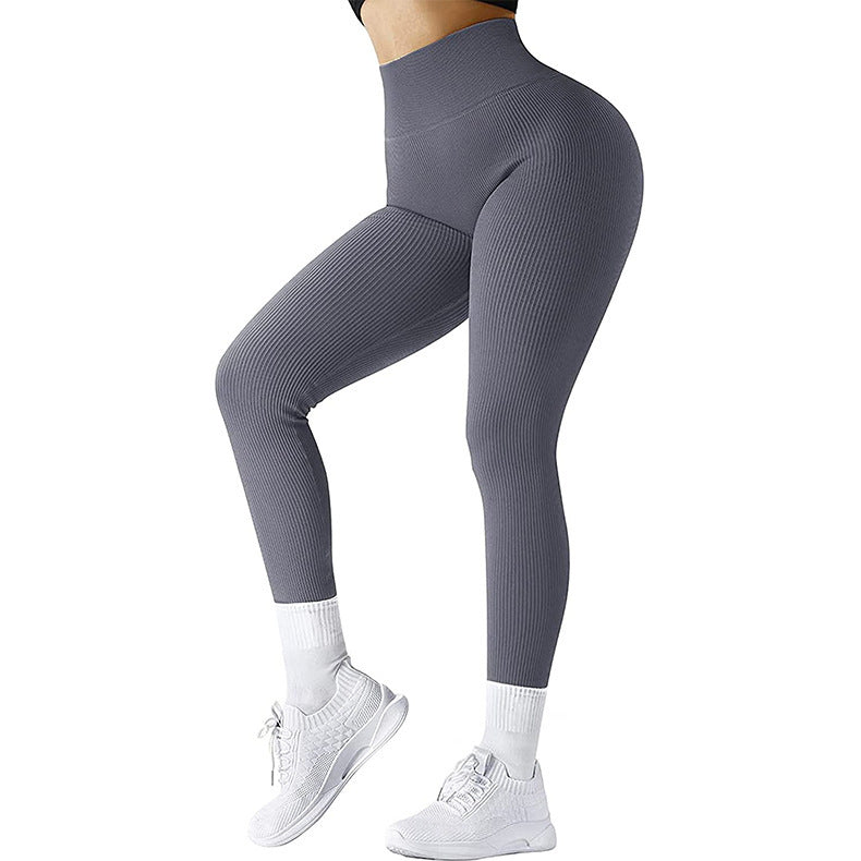 Seamless High Waist Yoga Pants - Women's Slim Fit Leggings