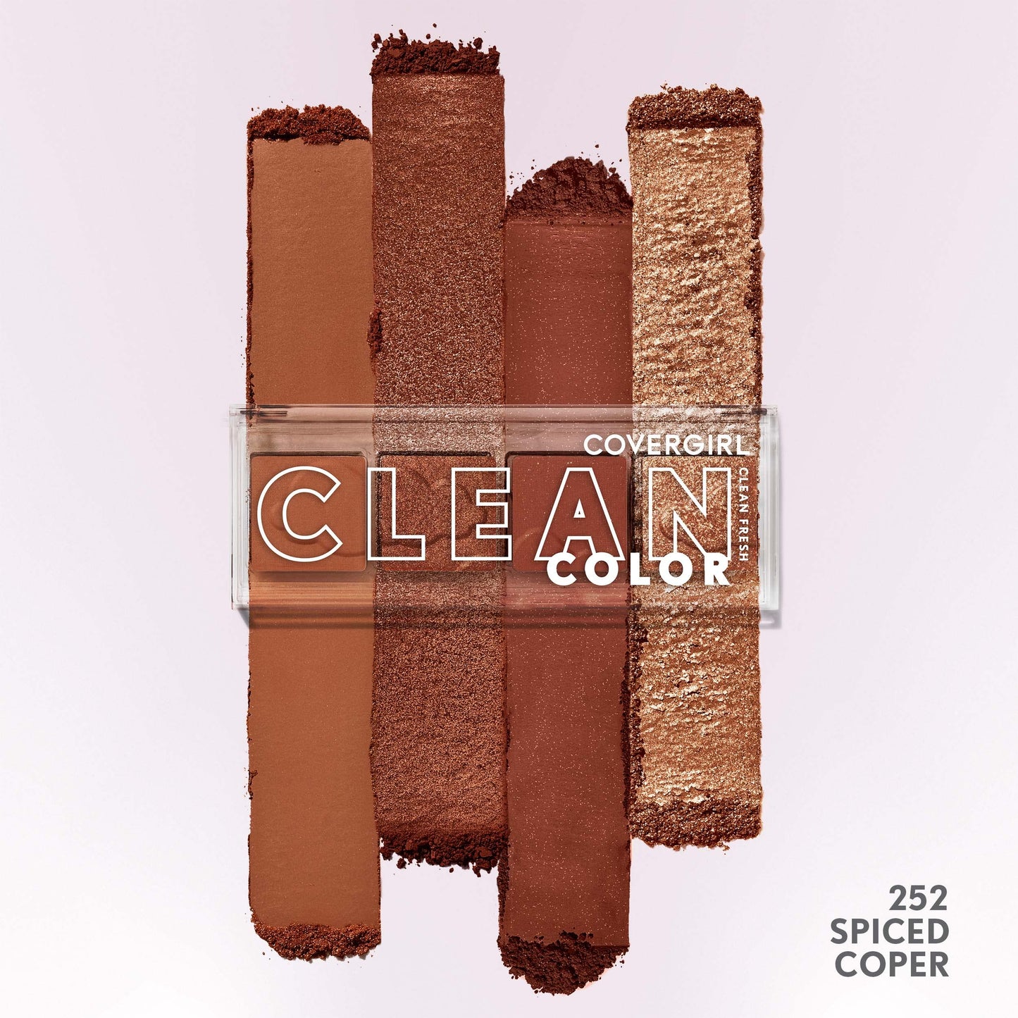 COVERGIRL Clean Colour Eyeshadow Quad #252 Spiced Copper 4g