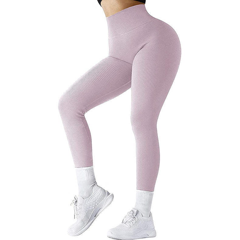 Seamless High Waist Yoga Pants - Women's Slim Fit Leggings