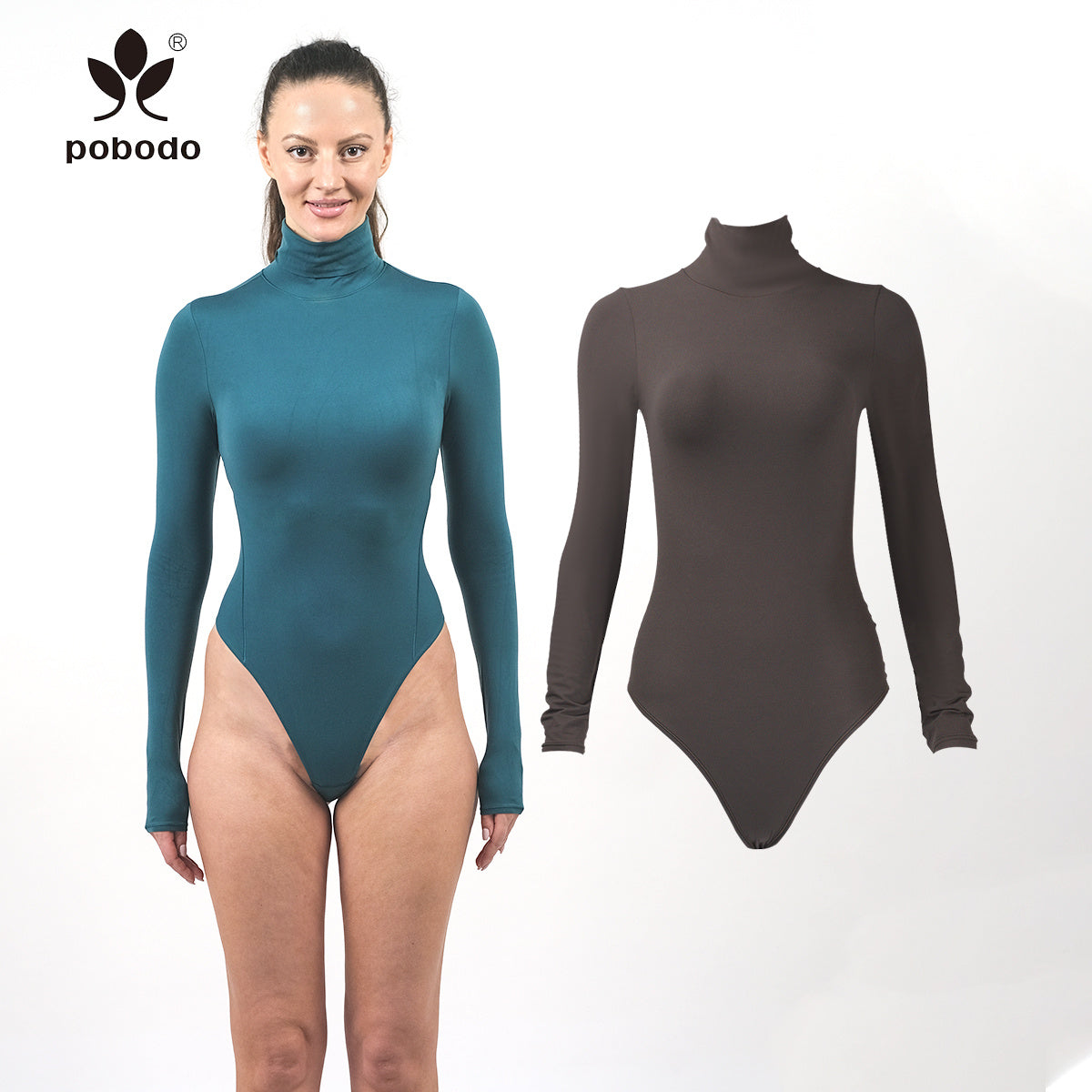 Round Neck Long Sleeved Warm Jumpsuit