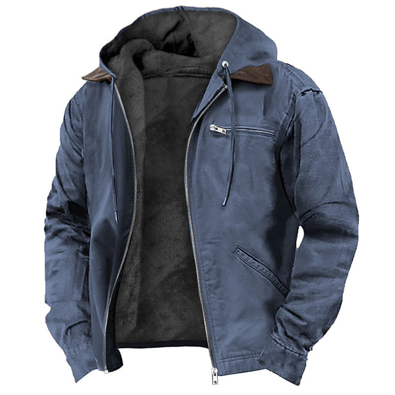 Casual Men's Zipper Pocket Jacket