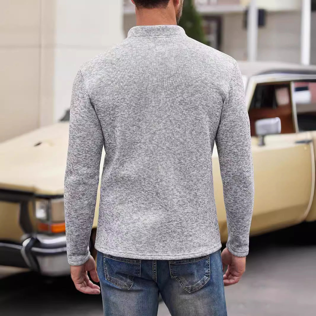 Long Sleeves Thickening Polo