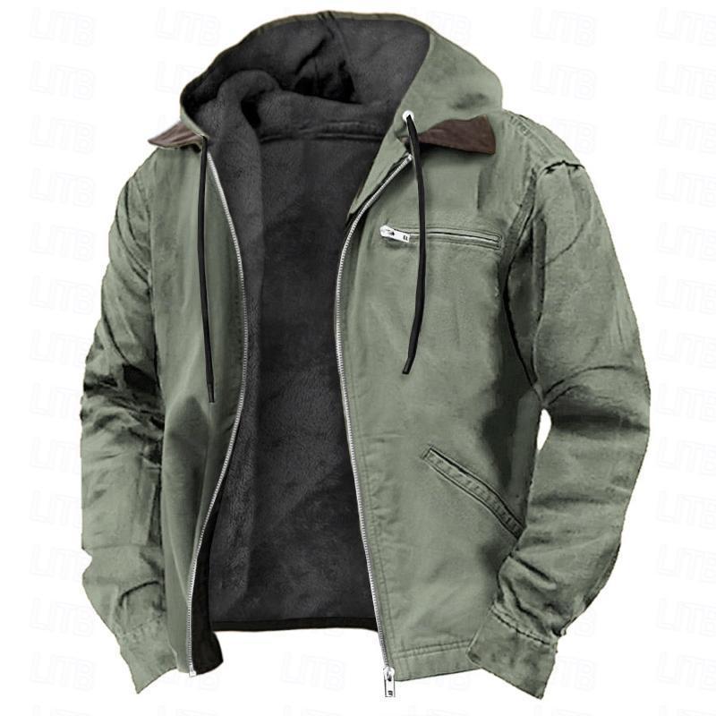 Casual Men's Zipper Pocket Jacket