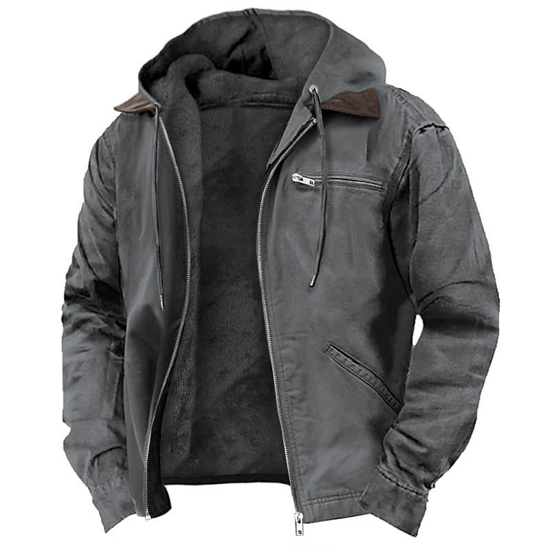 Casual Men's Zipper Pocket Jacket