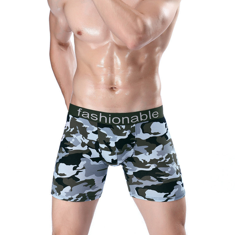Men's Printed Cotton Boxer Briefs