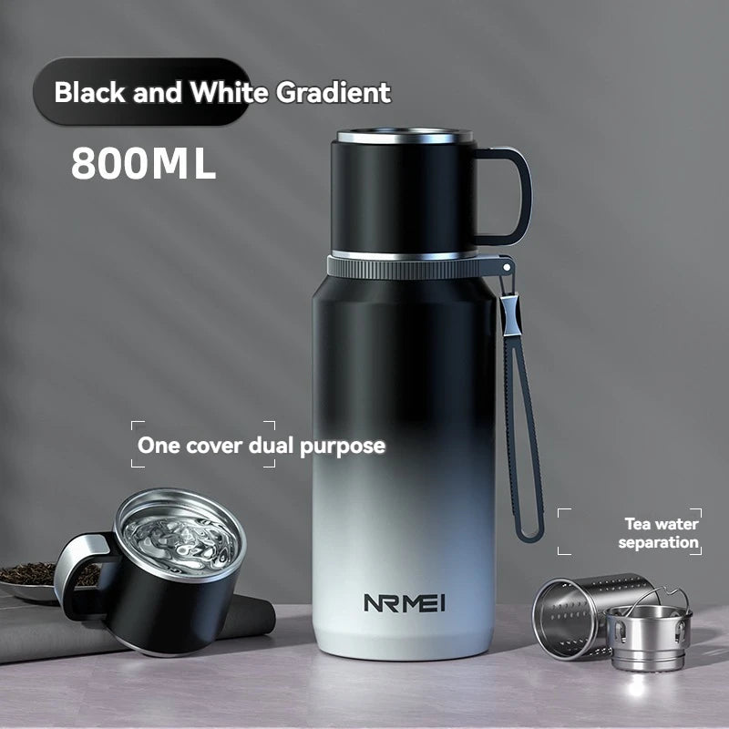 1.5L Thermos water bottle Stainless Steels Vacuum Flask Hot Coffee tea Water Heat Preservation Bottles Cold Tumbler drink