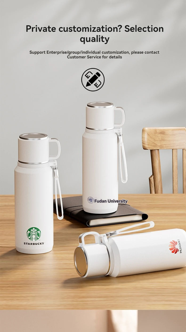 1.5L Thermos water bottle Stainless Steels Vacuum Flask Hot Coffee tea Water Heat Preservation Bottles Cold Tumbler drink