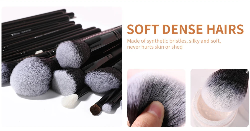 DUcare Professional Makeup Brushes Set 15-32Pcs Makeup Brush Set Synthetic Foundation Powder Blush Eyeshadows Highlighter Brush