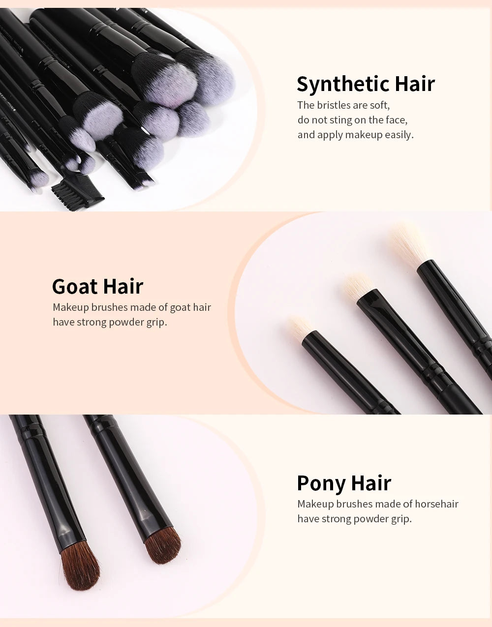 DUcare Professional Makeup Brushes Set 15-32Pcs Makeup Brush Set Synthetic Foundation Powder Blush Eyeshadows Highlighter Brush
