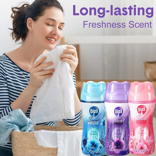 260g in Wash Scent Booster Beads Laundry Boosters Laundry Room Beads Fresh Essence Scent Eco‑Friendly Safe Fabric Softener