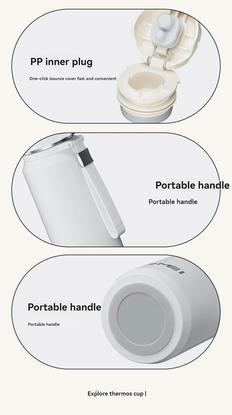 1.5L Thermos water bottle Stainless Steels Vacuum Flask Hot Coffee tea Water Heat Preservation Bottles Cold Tumbler drink