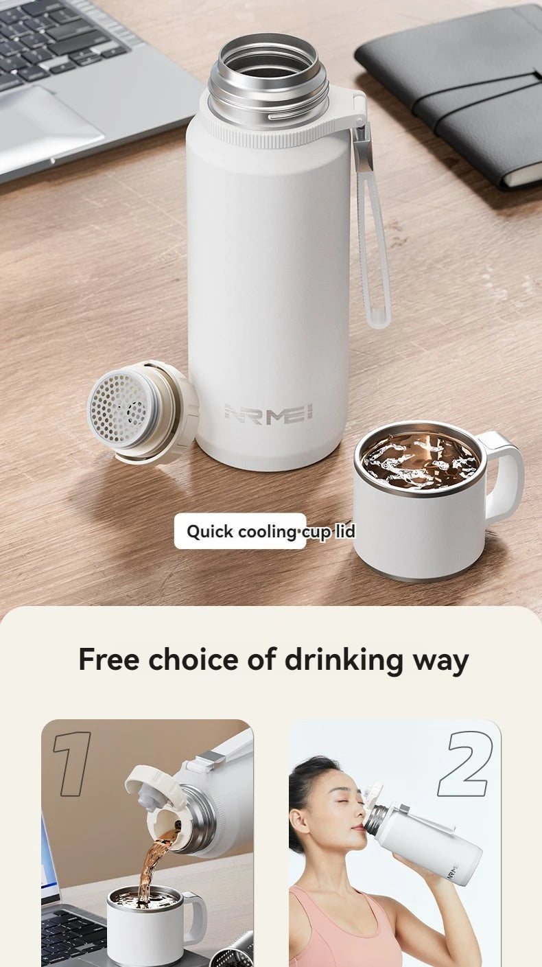 1.5L Thermos water bottle Stainless Steels Vacuum Flask Hot Coffee tea Water Heat Preservation Bottles Cold Tumbler drink
