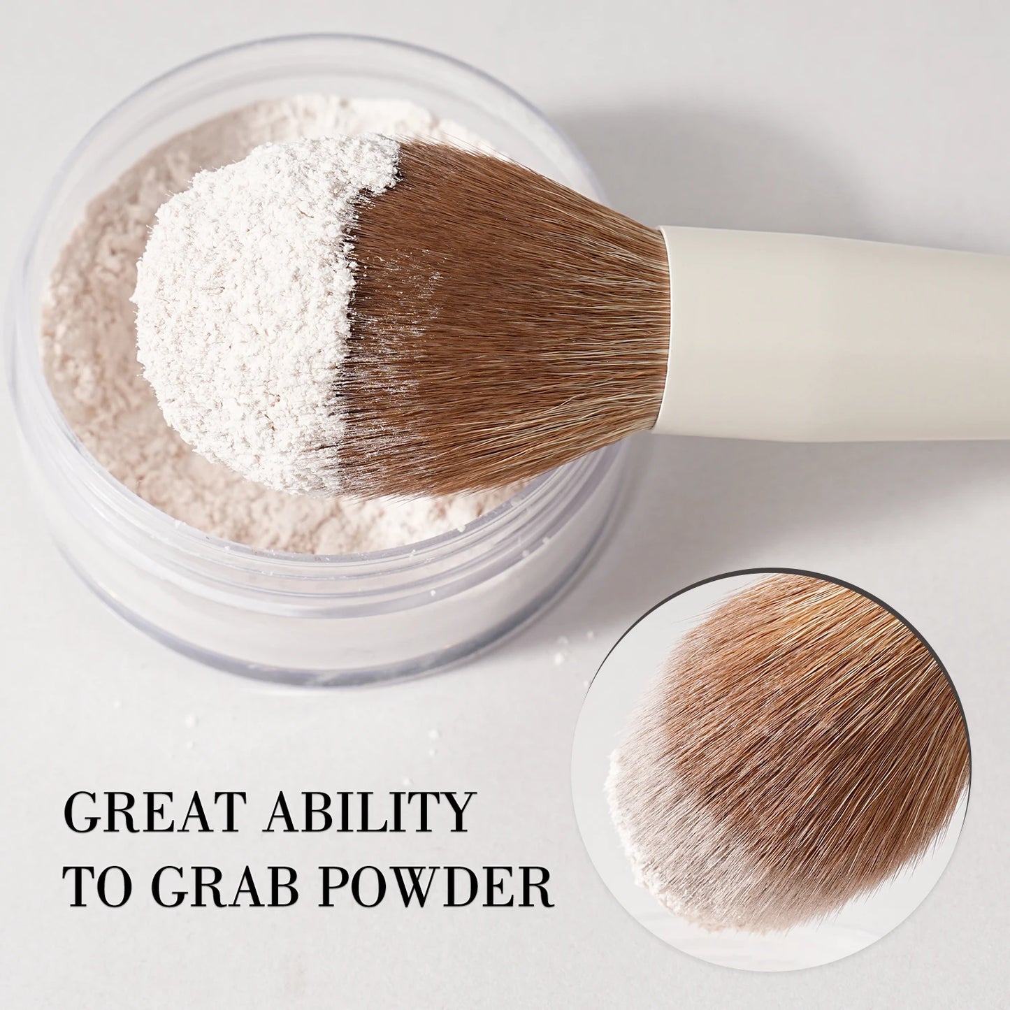 BEILI Professional Makeup Brush Set 15Pcs Beige Soft Hair Foundation Powder Blush Eyeshadow Contour Eyeliner Blush Cosmetics Kit