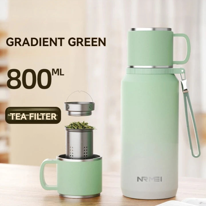 1.5L Thermos water bottle Stainless Steels Vacuum Flask Hot Coffee tea Water Heat Preservation Bottles Cold Tumbler drink