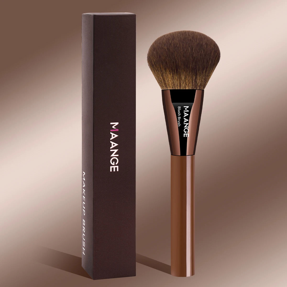 MAANGE Professional Makeup Brush Multifunctional Foundation Brush Blending Powder Tapered Kabuki Contour Brush Soft Dense Hair