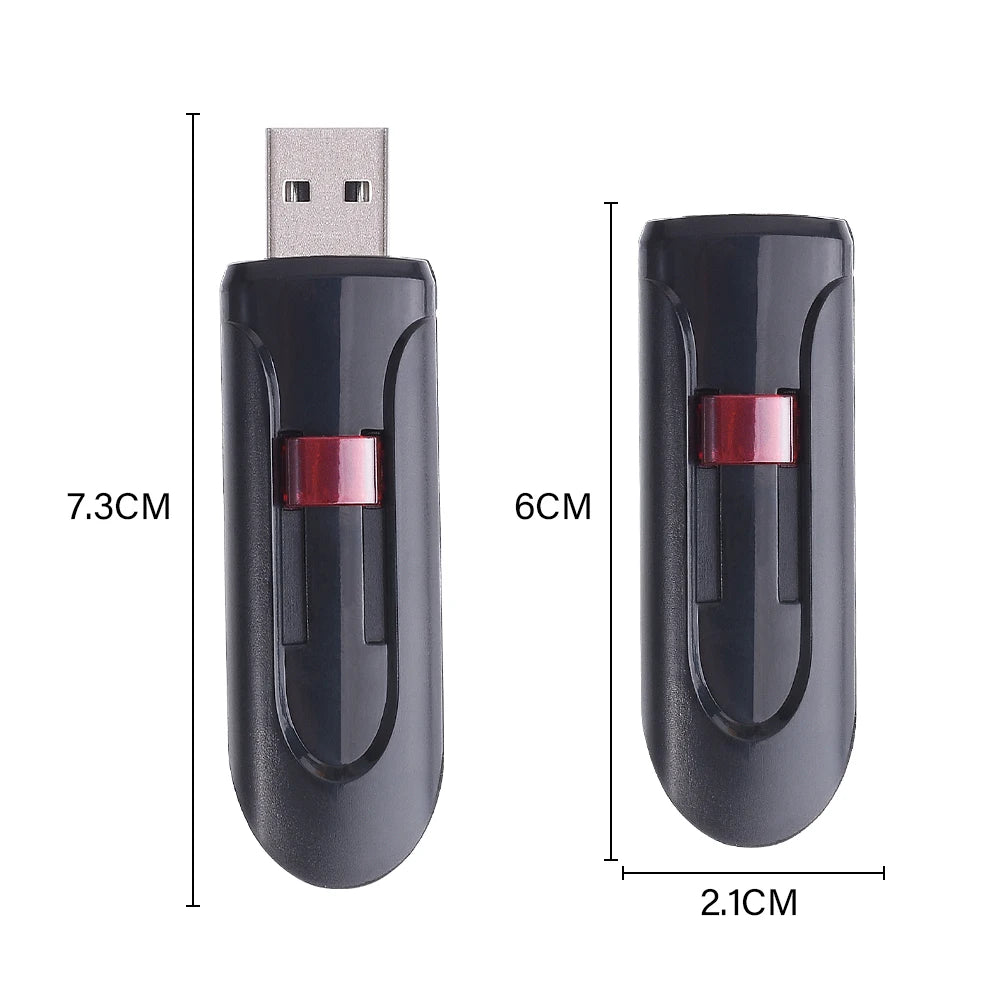 Red logo High Speed USB Flash Drive Usb Memory Stick USB 2.0 PenDrive 64GB 32GB 16GB Usb Flash Drives Memory Disk 128GB USB