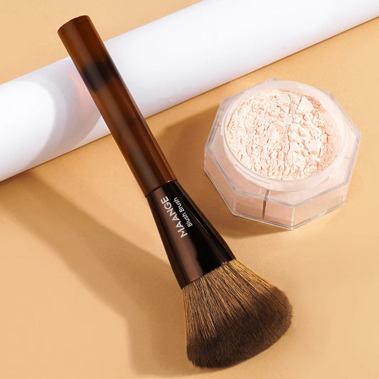MAANGE Professional Makeup Brush Multifunctional Foundation Brush Blending Powder Tapered Kabuki Contour Brush Soft Dense Hair
