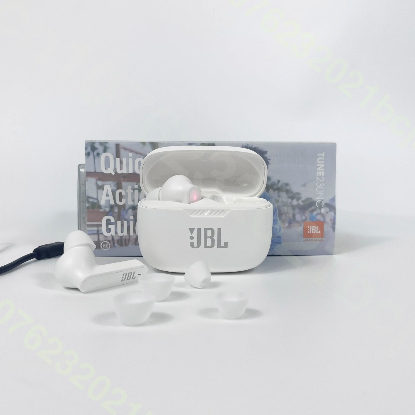 Original JBL Tune 230nc TWS Wireless Bluetooth Headset Stereo Bass Waterproof Sports Earphone with Microphone Headphone T230nc