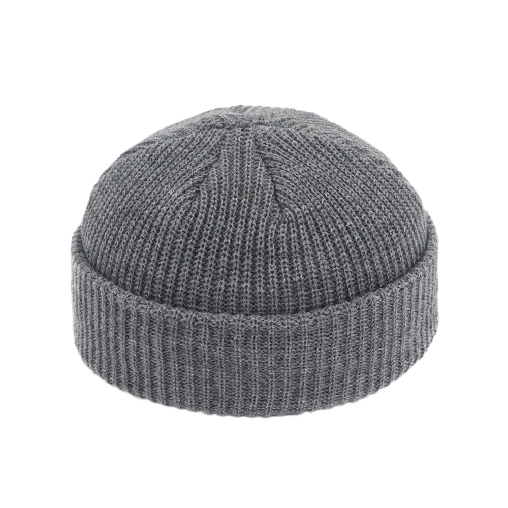 Autumn and Winter Retro Fashion Knitted Hat Men's and Women's Versatile Street Trend Hip Hop Hat Outdoor Warm Hat