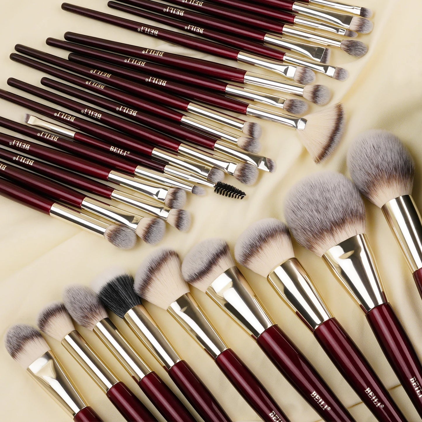 BEILI Professional Makeup Brushes Set 9/15/30 Pcs Foundation Contour Eyeshadow Blending Synthetic Hair Beauty Cosmetics Brush