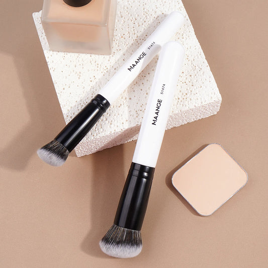 MAANGE Foundation Concealer Makeup Brushes Angled Brush Flat Top Brush Triangle Brush for Liquid Cream Blending Cosme