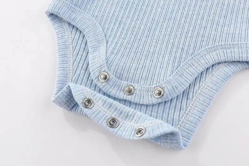 Kiddiezoom 3 Pcs Newborn Cartoon Long Sleeve 100%cotton Baby Boy Girl Bodysuit Soft Infant Onesies Clothes