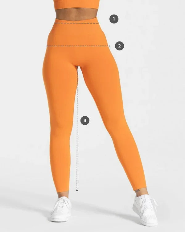 TEVEO High Waist Seamless Scrunch Leggings for Women Yoga Pants Hip Lifting Running Exercise Gym Ignite Sculpt Series