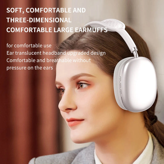 P9 Promax Headphones Wireless Bluetooth Headsets Outdoor Sports Gaming Wireless earphones Supports TF Card for Pc Smartphone