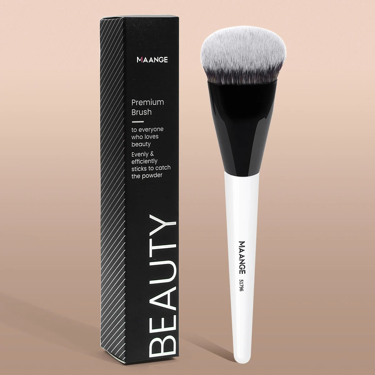 MAANGE Foundation Concealer Makeup Brushes Angled Brush Flat Top Brush Triangle Brush for Liquid Cream Blending Cosme