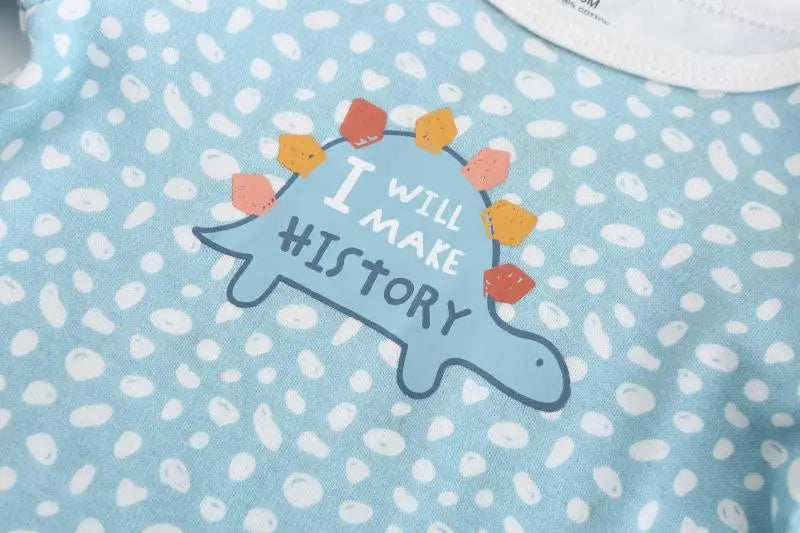 Kiddiezoom 3 Pcs Newborn Cartoon Long Sleeve 100%cotton Baby Boy Girl Bodysuit Soft Infant Onesies Clothes