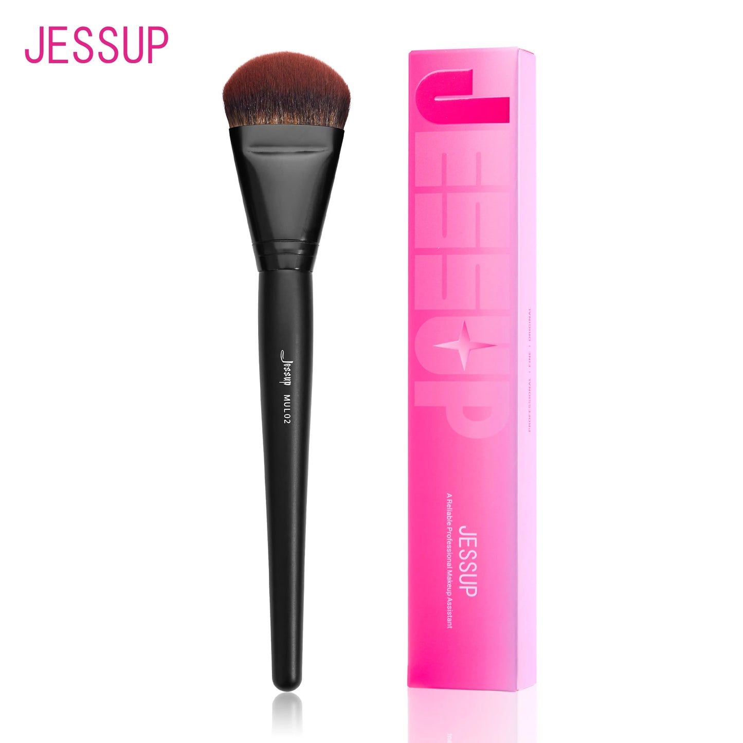 Jessup Powder Brush Makeup Large Finishing Mineral Powder Brush,Vegan Flawlessl Face Brush makeup for Powder&Blush&Bronzer MUL01