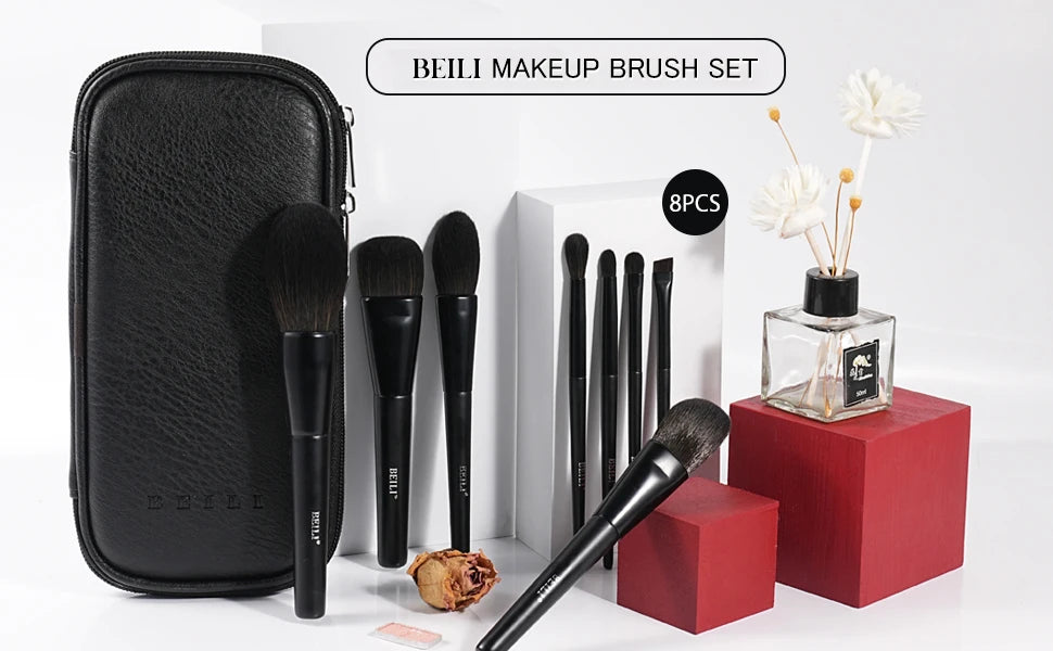 BEILI Professional Makeup Brushes Set 9/15/30 Pcs Foundation Contour Eyeshadow Blending Synthetic Hair Beauty Cosmetics Brush