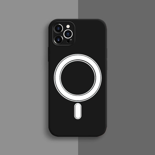 Magsafe Magnetic Straight Edge Rubik's Cube Liquid Phone Case