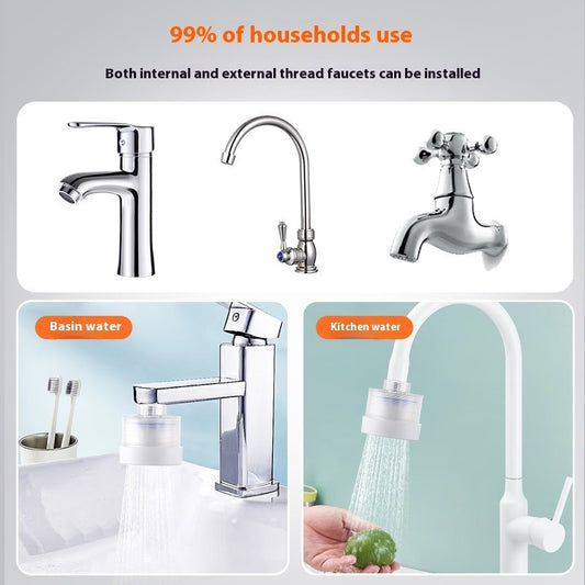 Faucet Filter Kitchen Tap Water Household Water Filter Splash-proof Universal Water Purifier