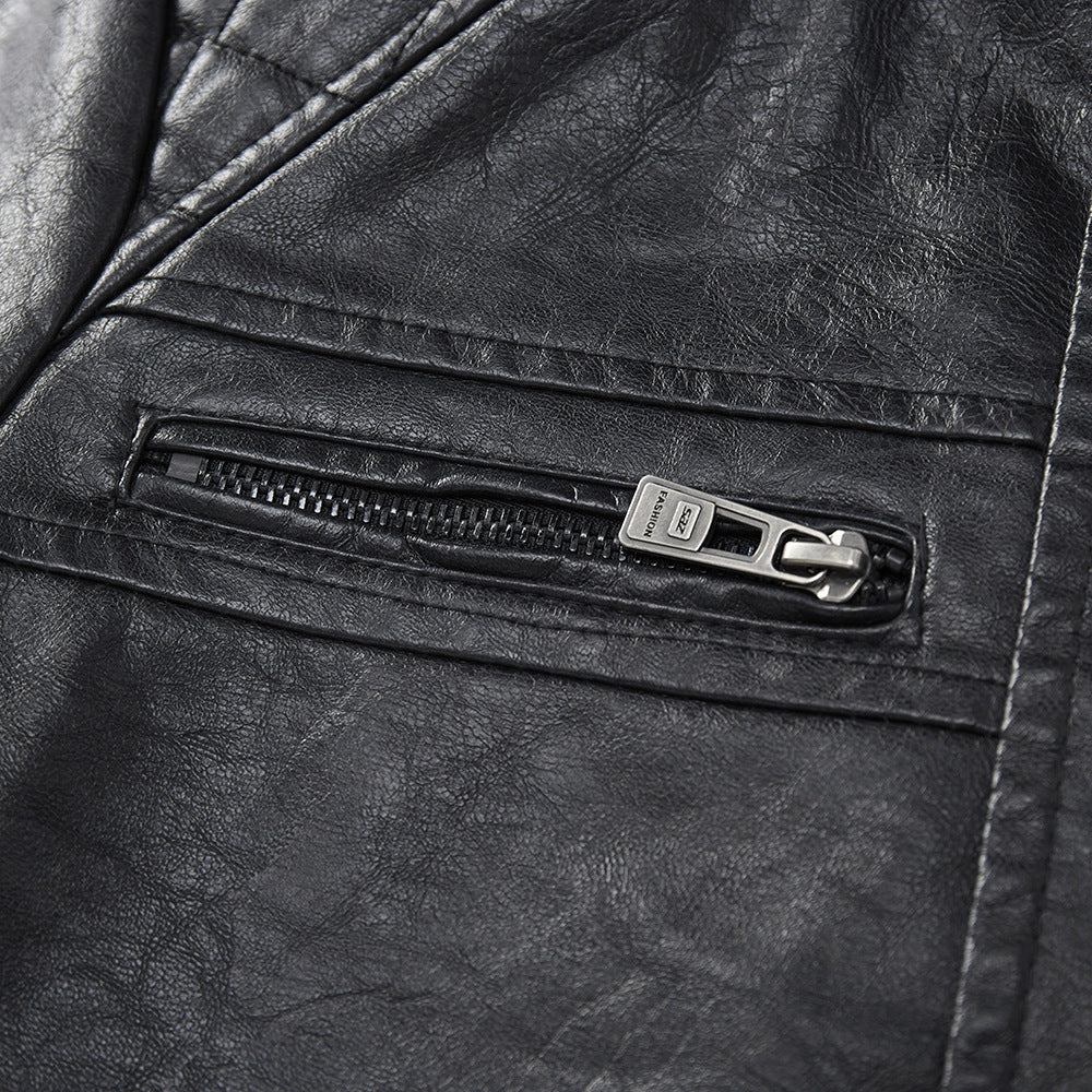 Trendy Pu Leather Jacket