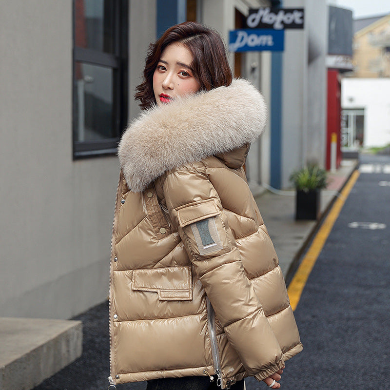 Winter Glossy Women Jacket
