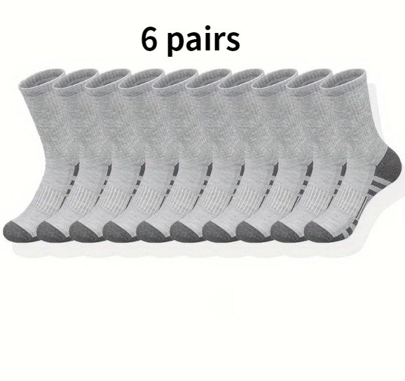 Athletic Socks Plus Size Mid Tube Cotton Breathable
