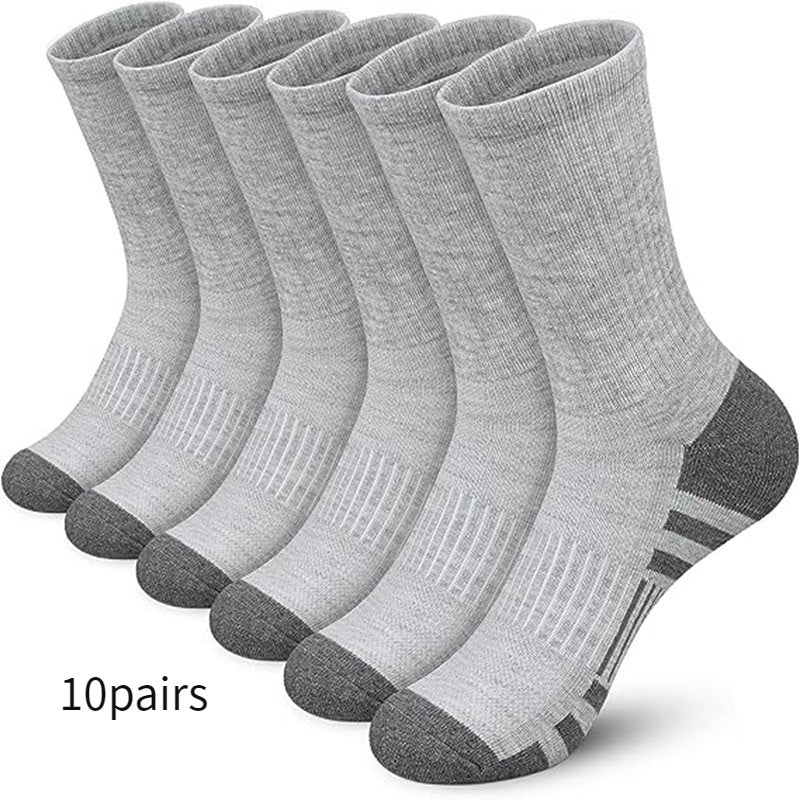 Athletic Socks Plus Size Mid Tube Cotton Breathable