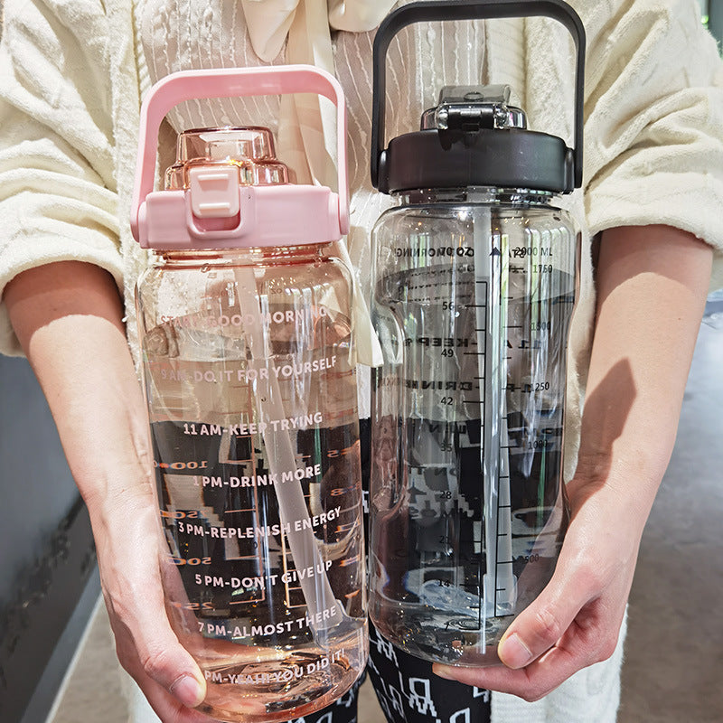 Large Plastic Portable Water Bottle