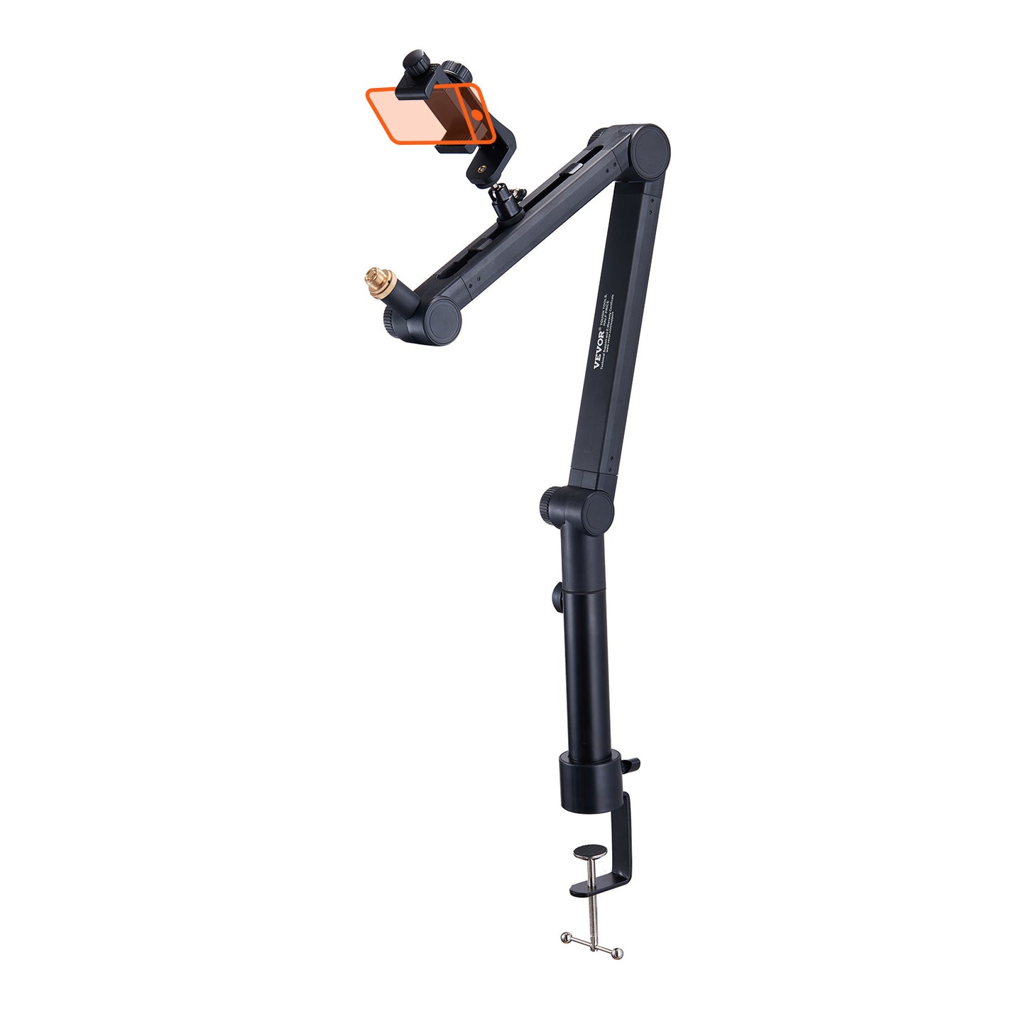 VEVOR Microphone Boom Arm With Desk Mount, Rotatable, Adjustable Mic Stand With Adapter Port Headset Hook, For Blue Hyperx Quadcast Blue Snowball Shure SM7B Audio Technica