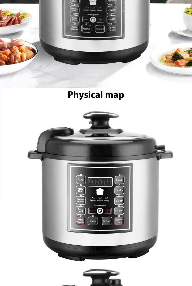 5L Pressure Cooker Multi-function Intelligent Reservation Timing Rice Cooker