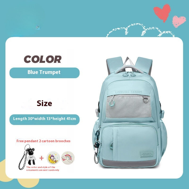 Simple Commute Schoolbag Waterproof Backpack Campus