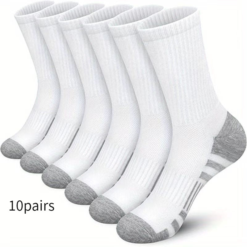 Athletic Socks Plus Size Mid Tube Cotton Breathable