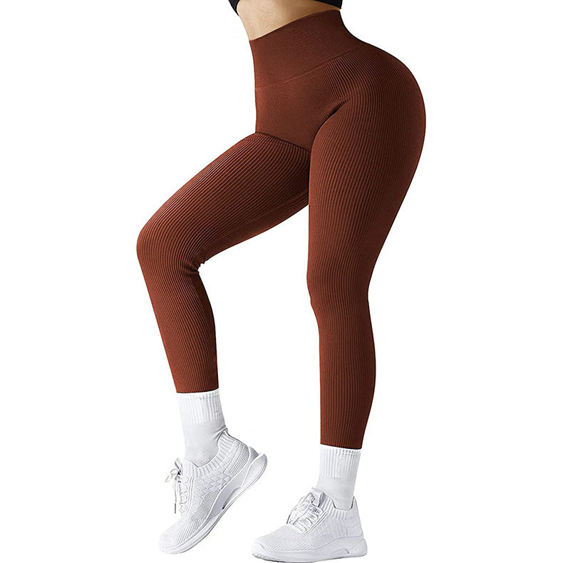 Seamless High Waist Yoga Pants - Women's Slim Fit Leggings