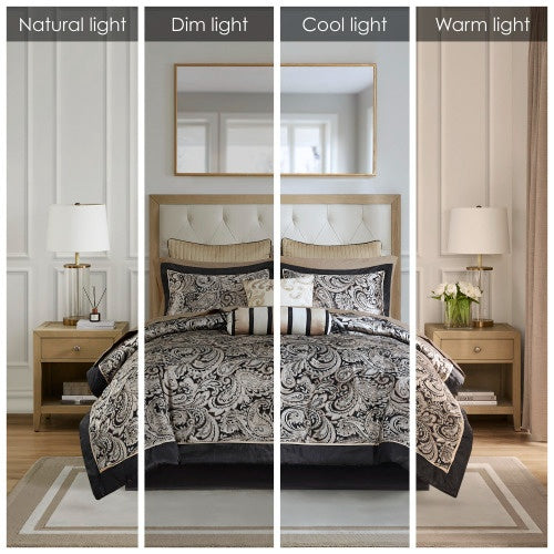 12 Piece Set With Cotton Bed Sheets